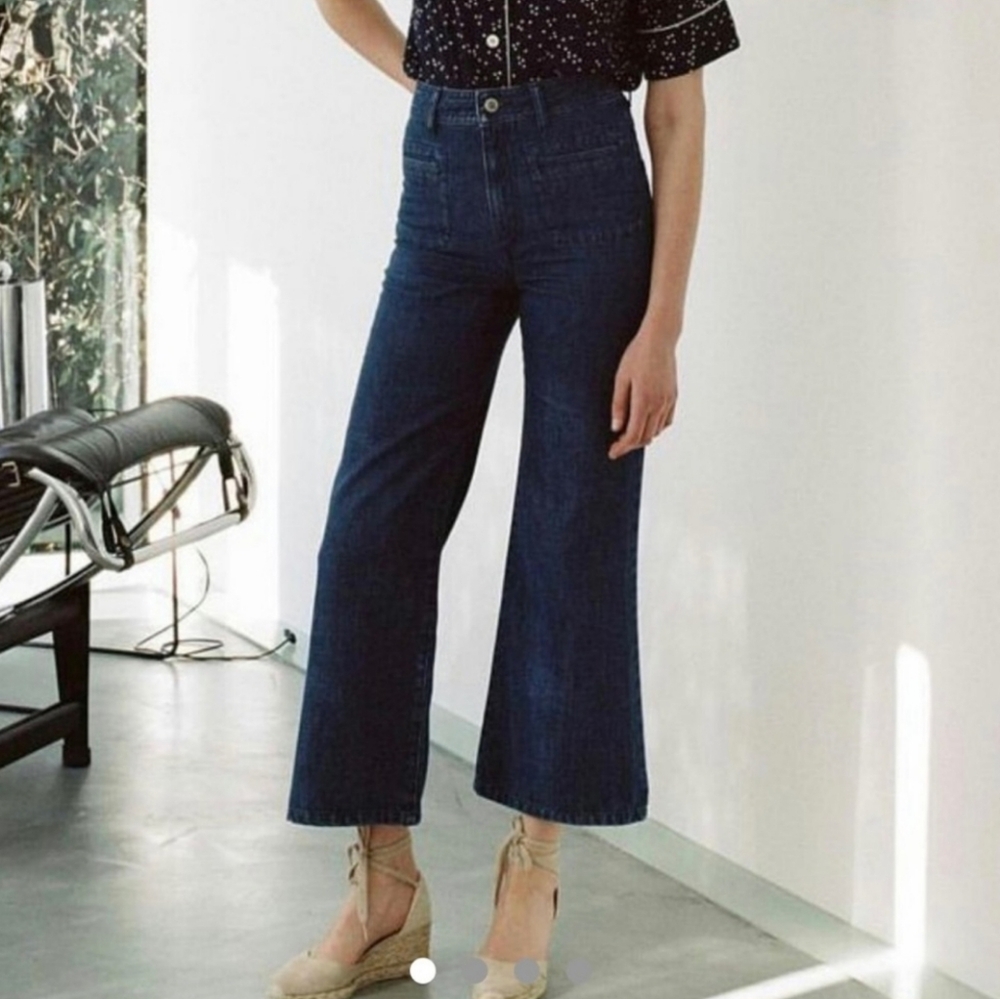 Rouje Dark Blue Flare Jeans